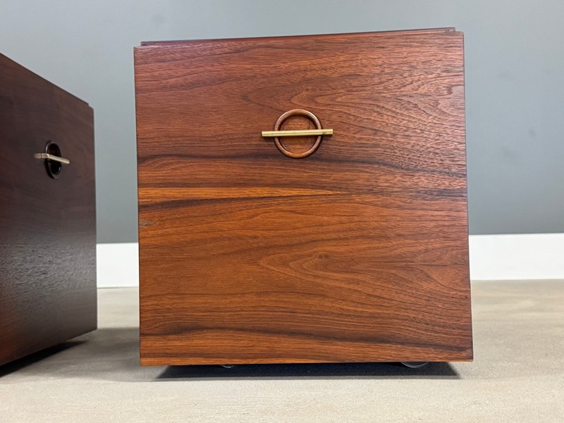 Refinished Walnut Lane End Tables - A Pair gallery