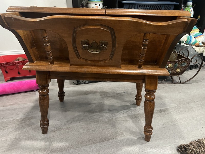 George B. Bent Co. Dough Box Table Vintage