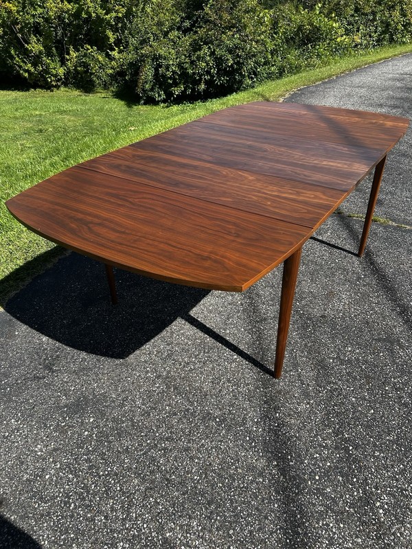 Mid Century Modern Kipp Stewart Drexel Declaration Drop Leaf Dining Table gallery