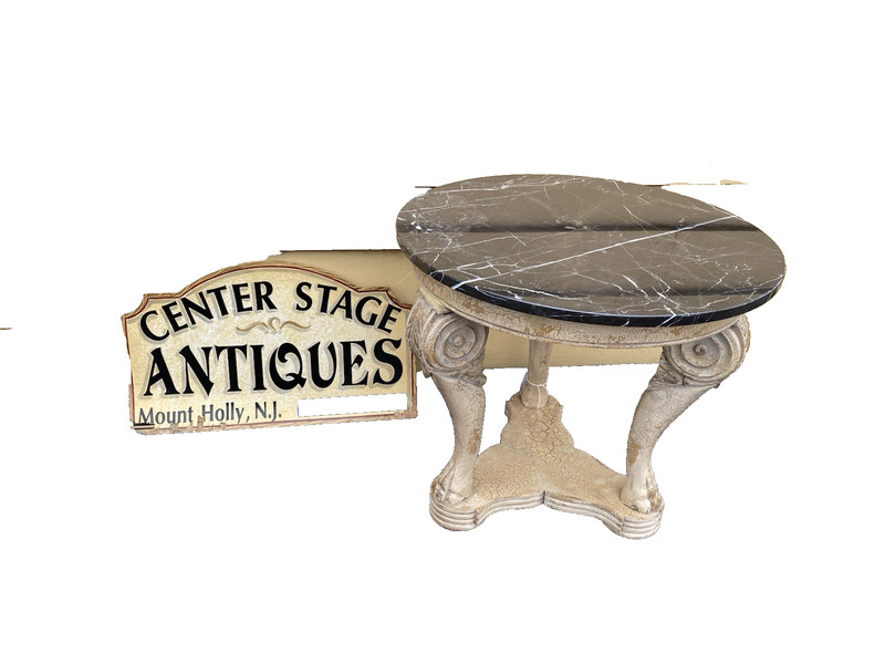 65705 Marble Top Lamp Table Stand gallery