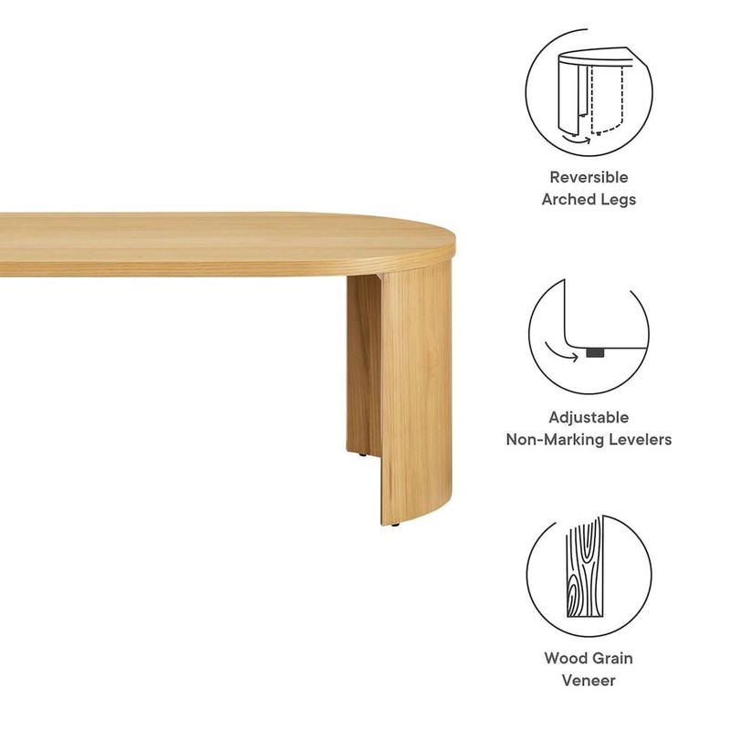Aspect Oval Wood Coffee Table gallery