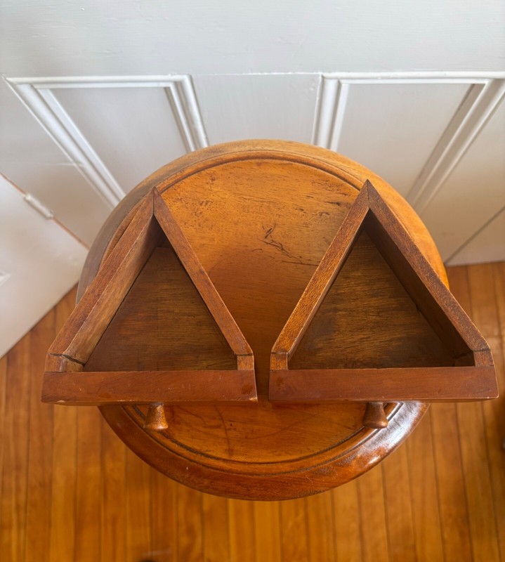 Victorian Style Mahogany Barley Twist Two-Drawer Plant Stand gallery