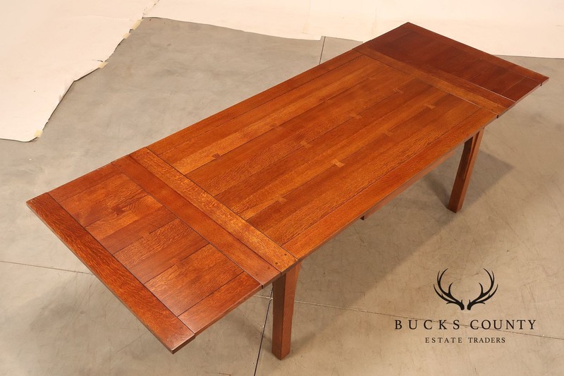 Stickley Mission Collection Oak Extendable Dining Table gallery
