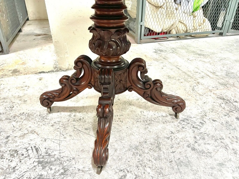 Antique Louis Philippe 1880’s Mahogany Table - Stunning French Design gallery