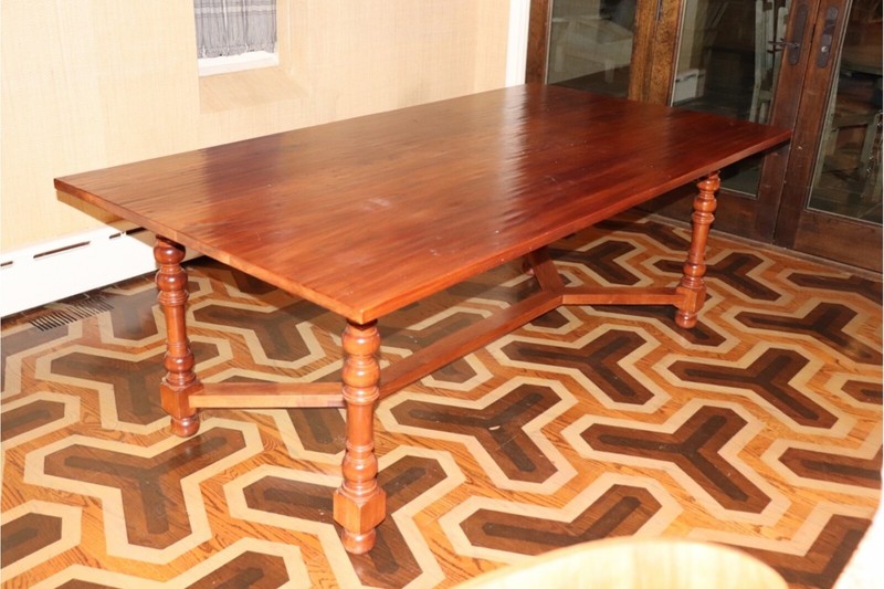 Antique English Farm House Style Dining Table