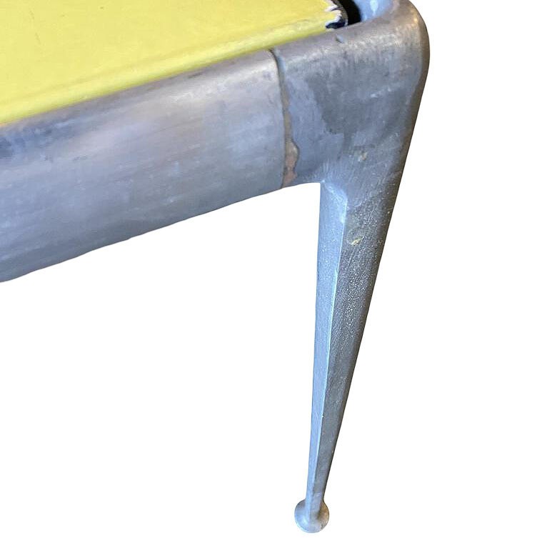 Mid Century Aluminum Dining Table w/ Enameled Tabletop by Richard Shultz, 1966 gallery