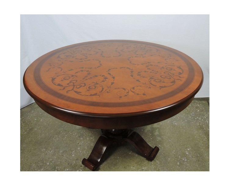 Handcrafted Italian Mahogany Dining Table gallery