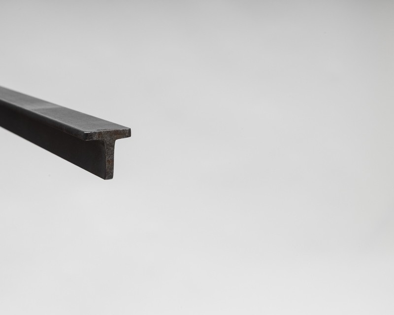 1950s Florence Knoll ‘T Angle’ Coffee Table. B&W Laminate w/ Original Label gallery