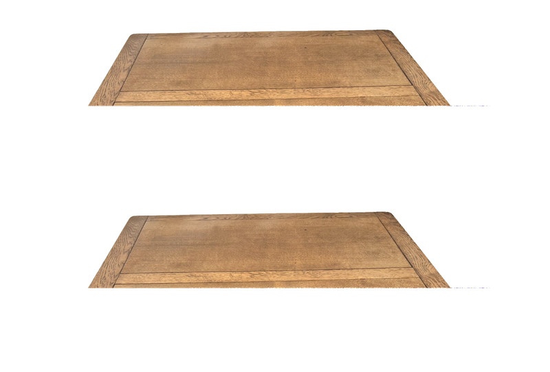 Farmhouse English Tudor Expansion Coffee Table Turned Bulbous legs Quarter sawed gallery