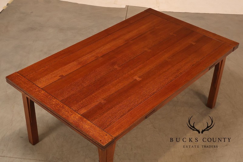 Stickley Mission Collection Oak Extendable Dining Table gallery