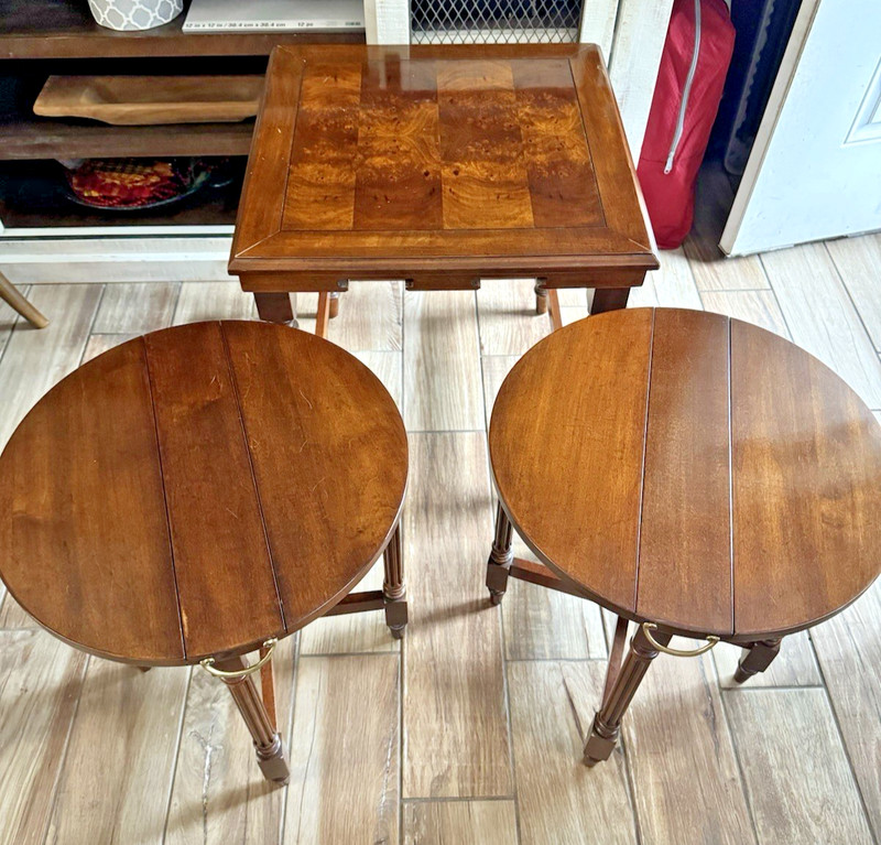 Mid-Century Modern Nesting Tables – Vintage 1960s 3 Piece Set by Gordon’s