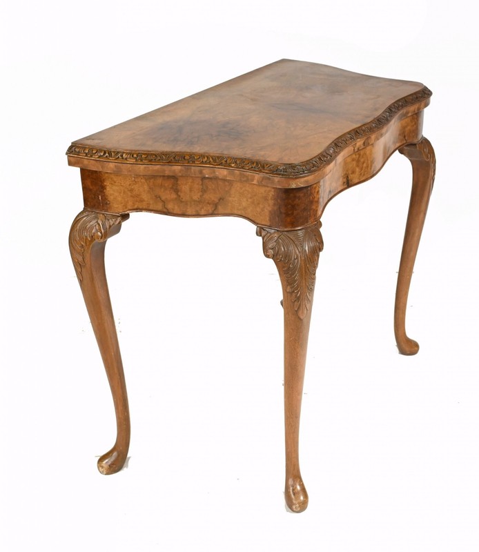 Antique Games Table by Epstein and Co - Walnut Card Tables gallery