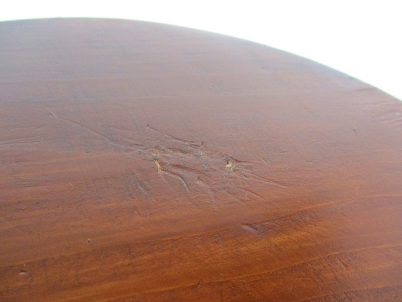 Wood Side Wine Table Pedestal Plant Stand 70s Two tier painted pine wood gallery