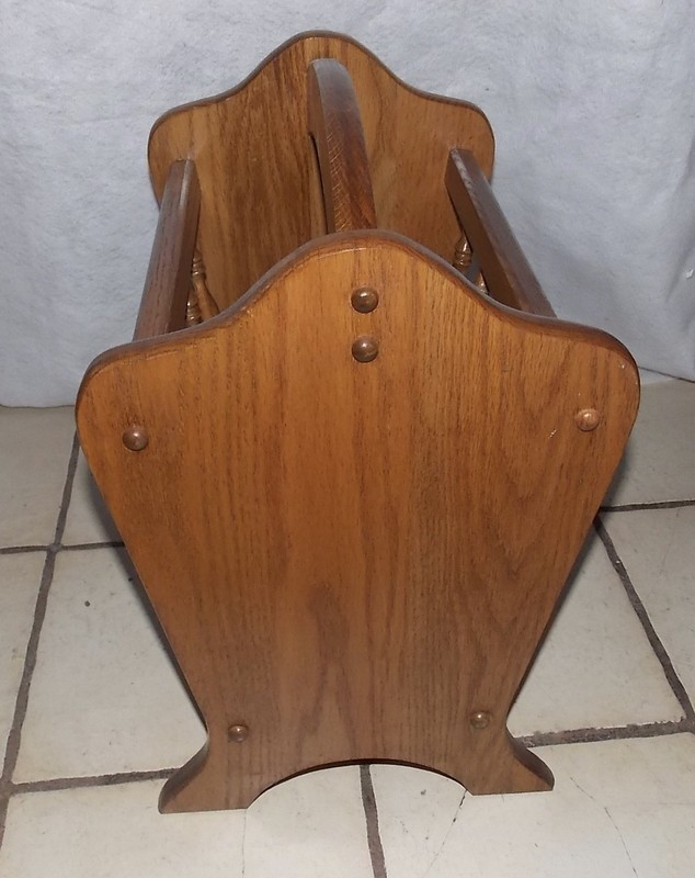 Oak Magazine Rack / Magazine Stand (MR-25) gallery