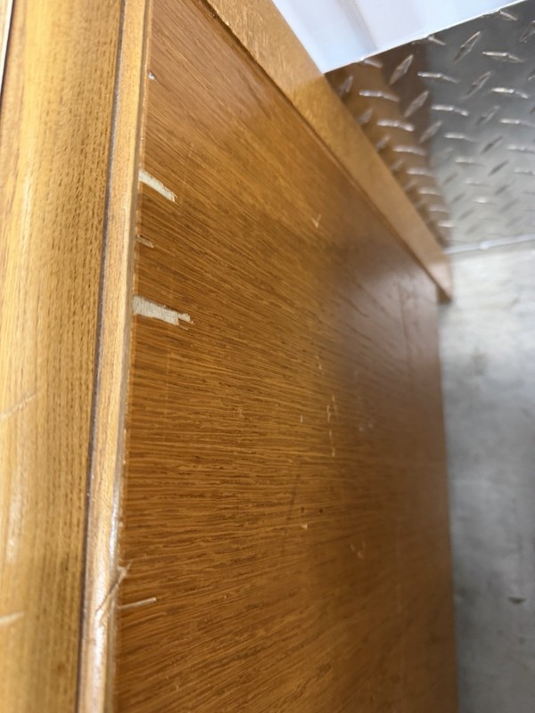 Vintage Lane Oak Cube End Table w/ Storage Cabinet – 1975 Mid-Century Modern gallery