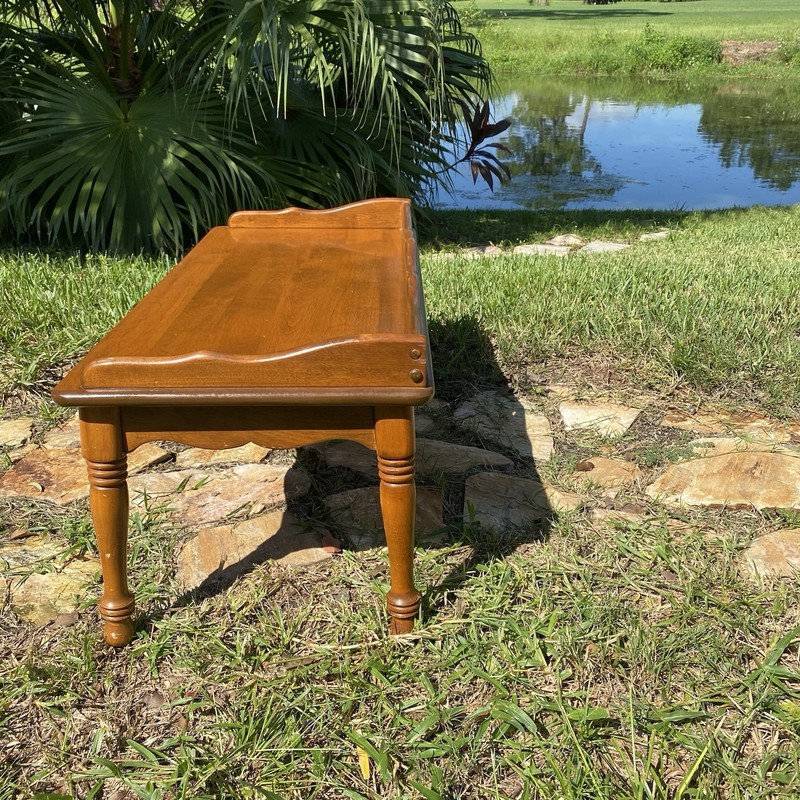 Vintage Baumritter Bench Coffee Table Wood Mid Century Modern gallery