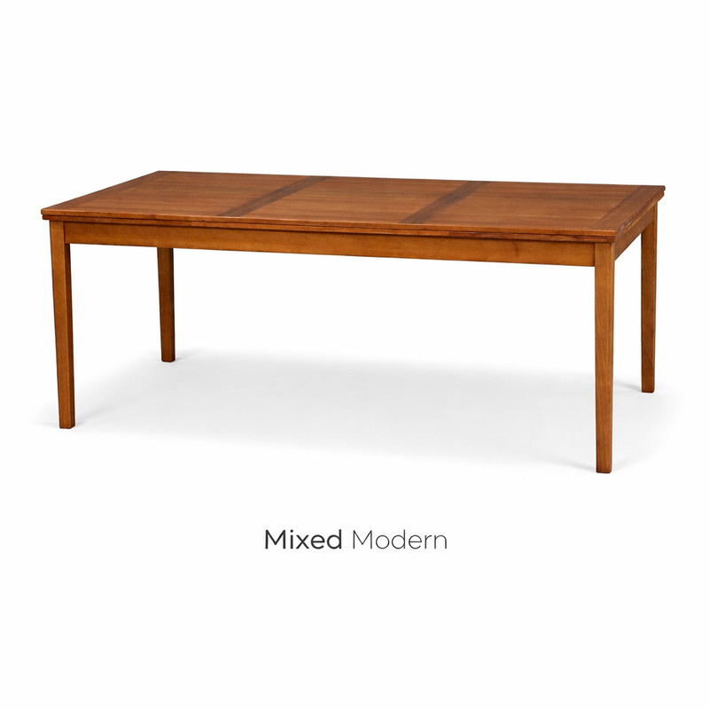 Refinished 72”-111” Danish Modern Cherry Draw Leaf Dining Table