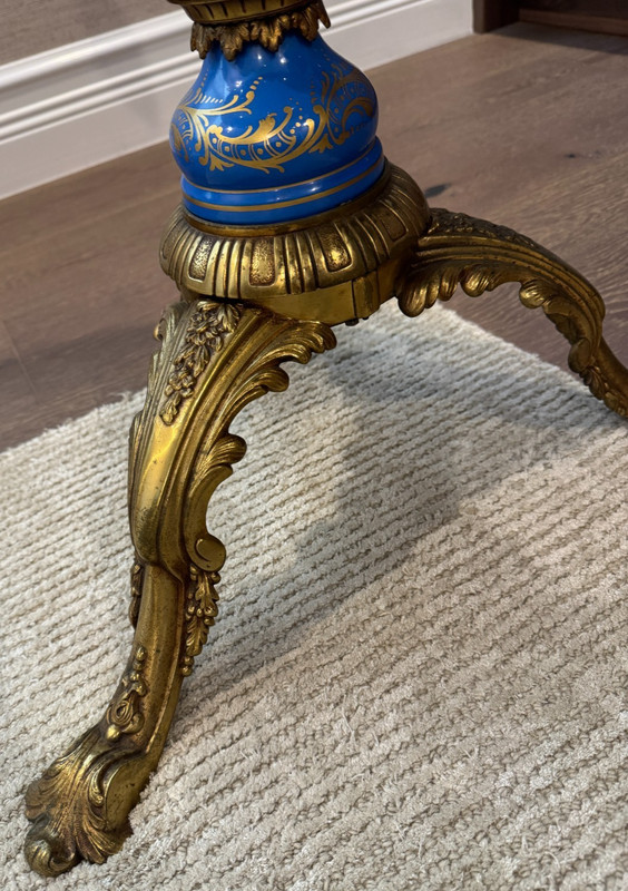 Sevres French 19th Century Guéridon Table Porcelain & Gilt Bronze gallery