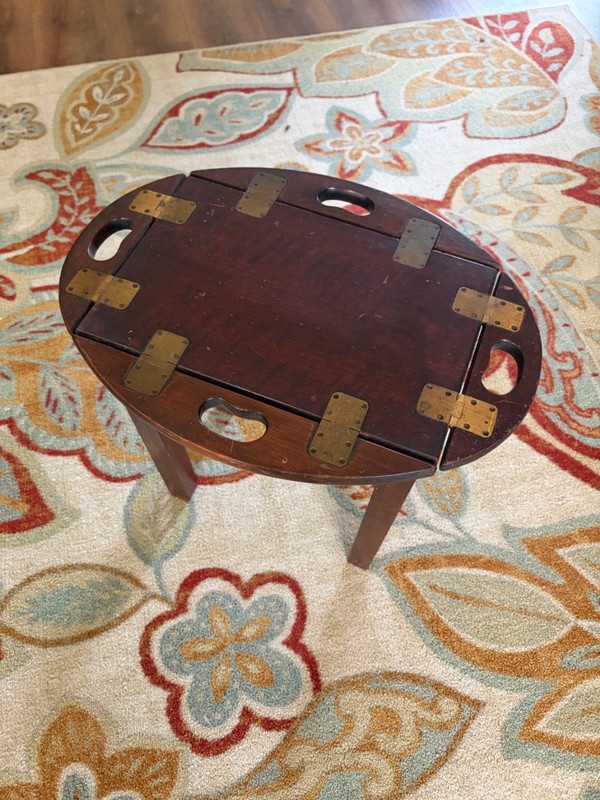 Vintage MCM Butler’s Tray Coffee Table