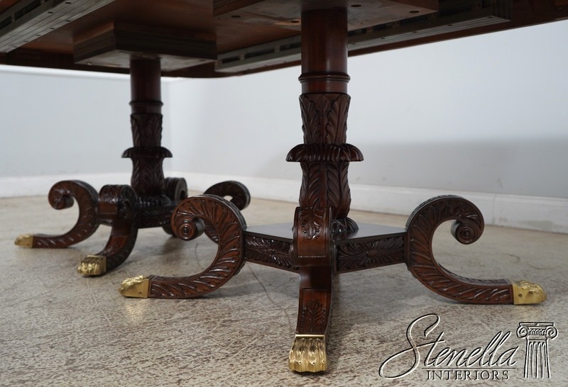 L60319: COUNCILL CRAFTSMEN Regency Style Mahogany Dining Room Table gallery