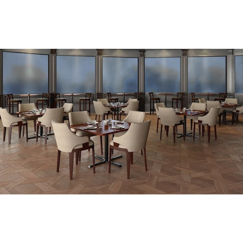 Table Height Thermal Fused Laminate Café and Breakroom Table 30x48" gallery