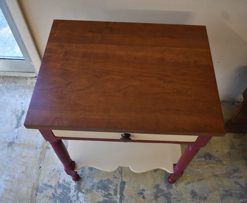 Antique Restored Side Table, Bedroom Night Stand gallery