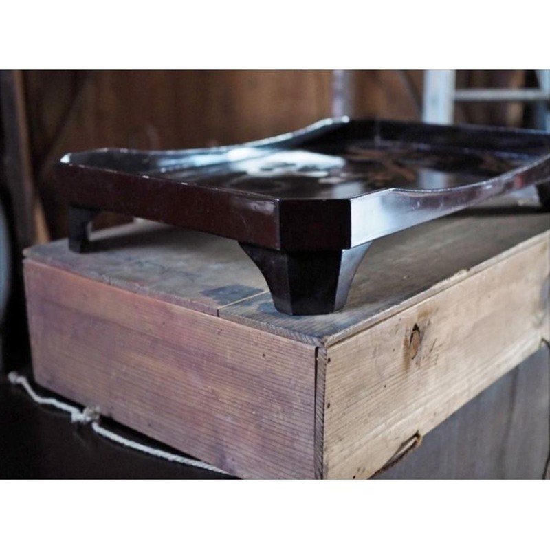 Meiji 15 Boxed Tray Legs Koro-ten Exhibition Japan Used H1715R gallery