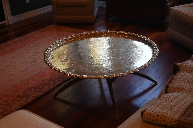 Solid Brass Cocktail Table gallery