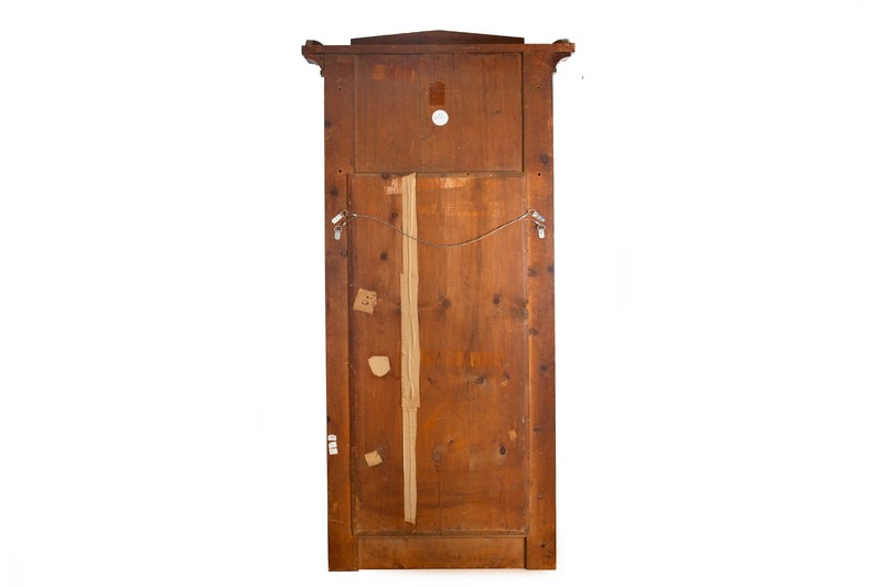 Large Biedermeier Antique Mahogany Pier Mirror and Console Table ca. 1820-40 gallery