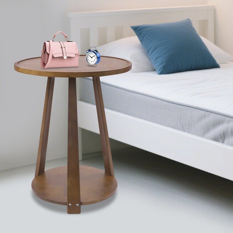 50x60cm Round Side Table, Side Table for Small Spaces, Modern Couch End Table gallery