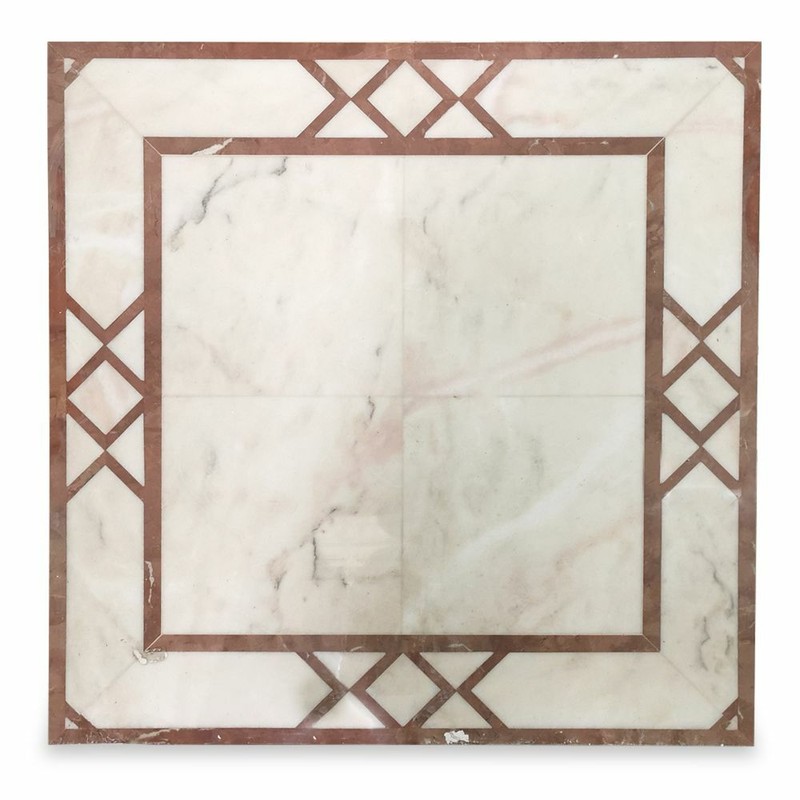 Classic Marble Mosaic Table H 70Cm