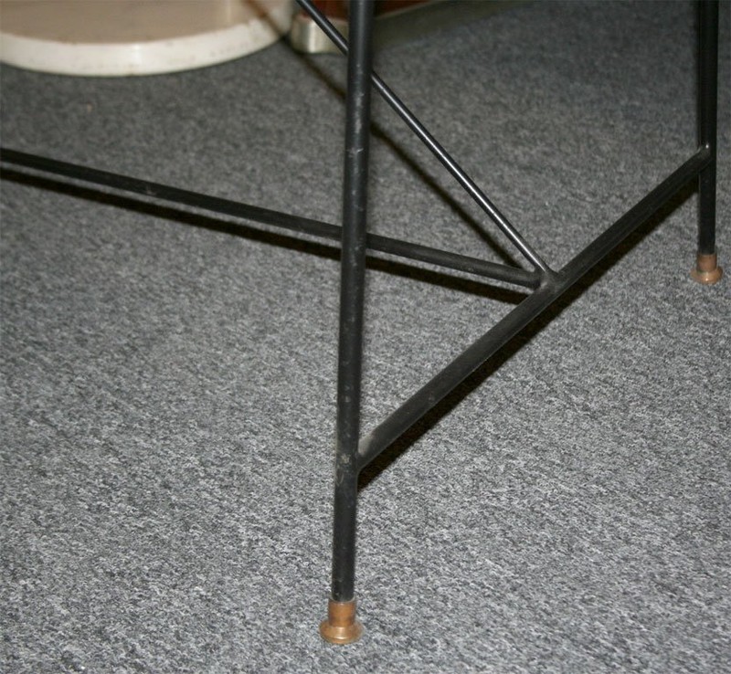 Iron and Mahogany Cocktail Table by Saporiti Italia, Italy, 1952 gallery