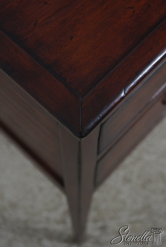 L73166: HENREDON Rustic Finish 2 Drawer Serving Table gallery
