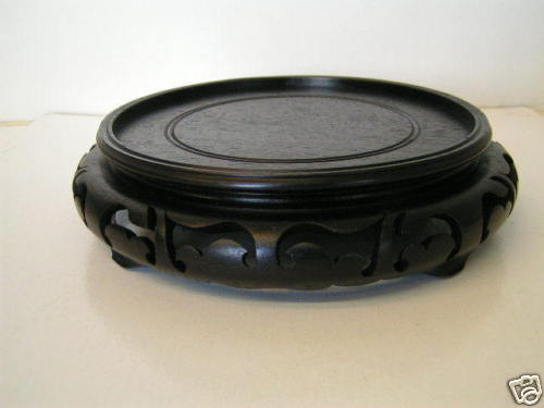 Vintage Handcarved 6 1/2″ teakwood stand