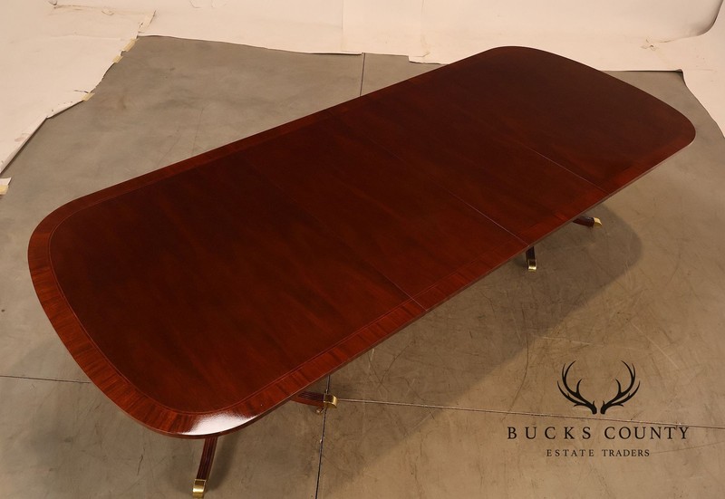 Councill Craftsmen Double Pedestal Mahogany Dining Table gallery
