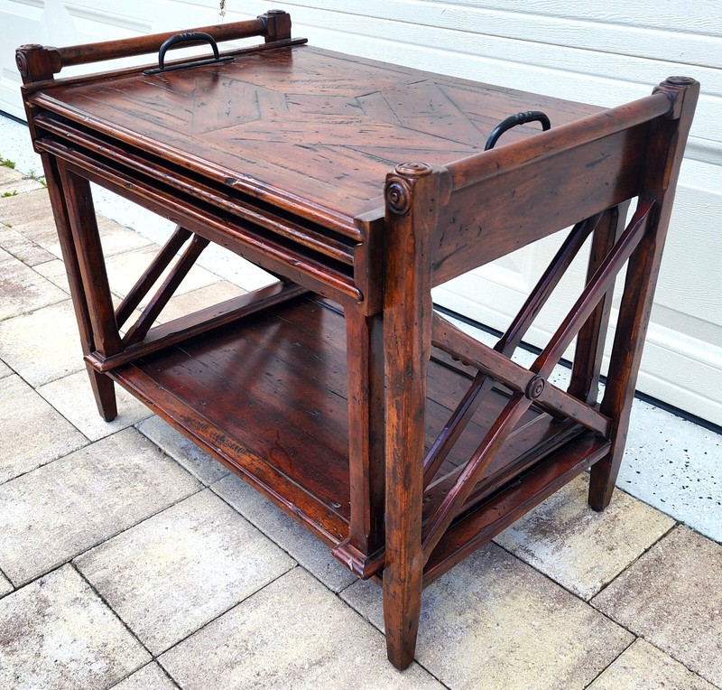 Theodore Alexander Bromwich Nesting Side Table with Serving Tray gallery