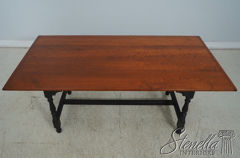 L65081: ELDRED WHEELER Cherry Top Dining Room Farm Table gallery