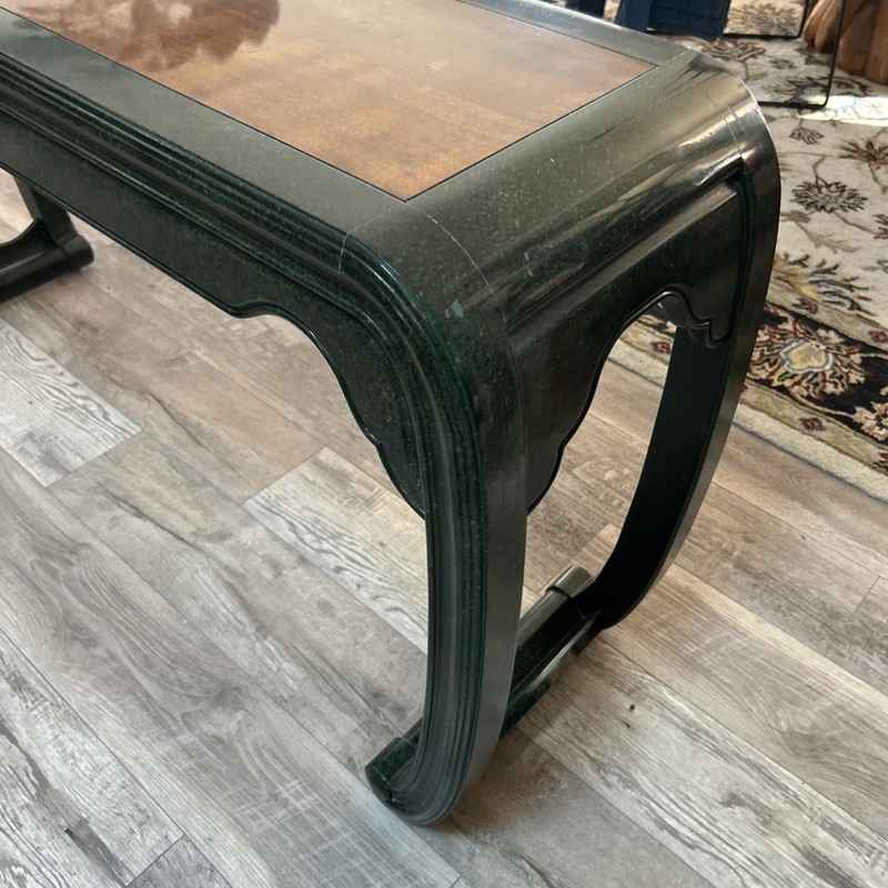 Mid Century Modern Chinoiserie Ming Style Mahogany Console Table By Henredon gallery