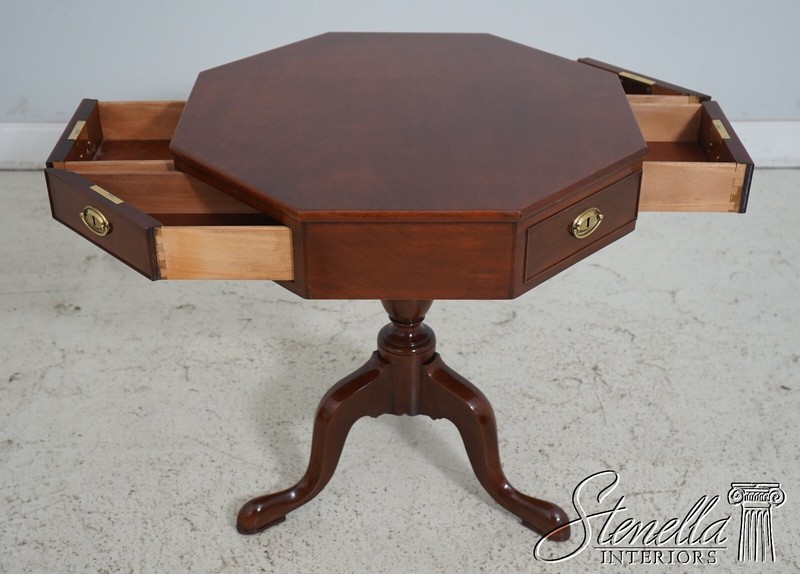 L62134EC: KINDEL Winterthur Collection Mahogany Revolving Drum Table gallery