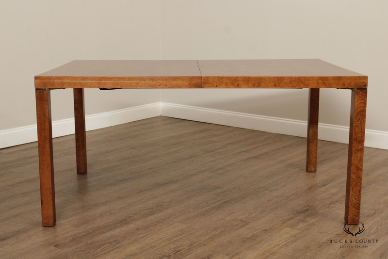Lane Mid Century Modern Burlwood Expandable Dining Table gallery