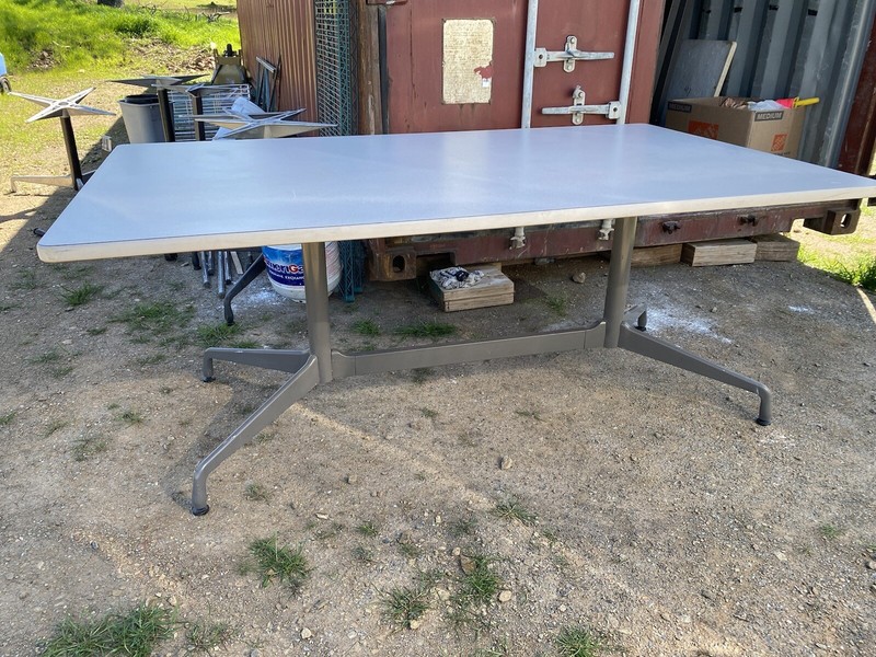 Herman Miller,Eames,dining or conference,table Cement Grey Finish Kitchen Table