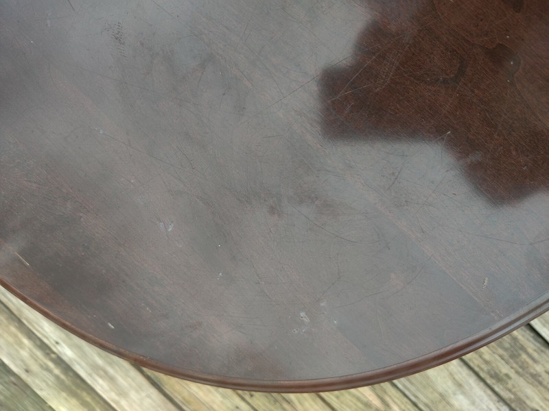 Vintage Ethan Allen Georgian Court Solid Cherry Oval End Table #11-8306 gallery