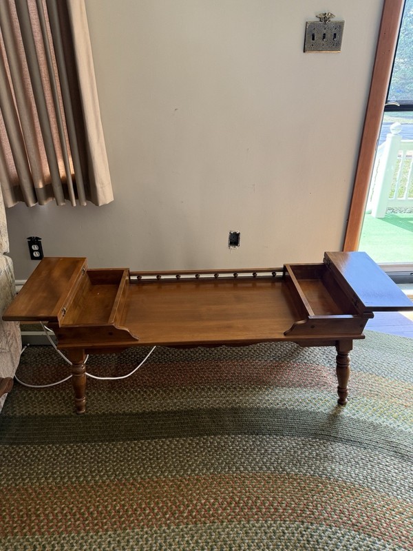Ethan Allen Early American 45" Coffee Table Vintage gallery