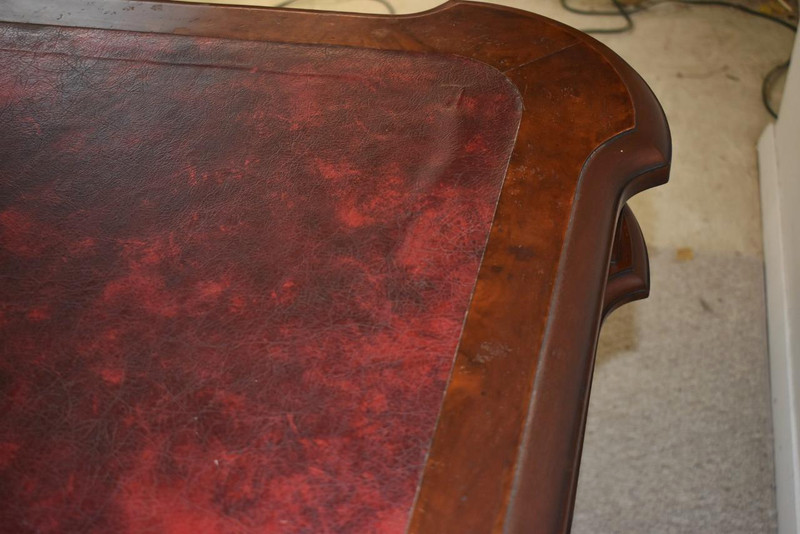 Victorian Walnut Library Table Belter Style gallery