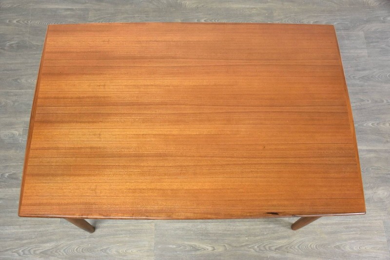 Danish Modern Teak Draw Leaf Dining Table gallery