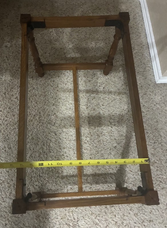 Vintage 35 in BUTLER TRAY/COFFEE TABLE by Grate Hime & Fireplace Centers. gallery
