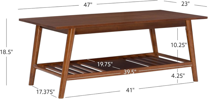 Mid Century Walnut Melissa Coffee Table gallery