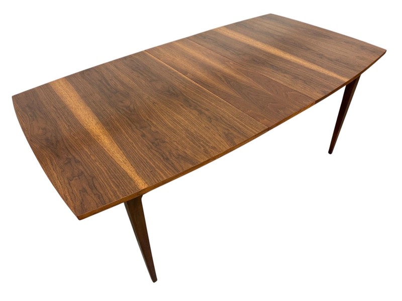 Mid-Century Modern Brasilia Style Walnut Dining Table - Refinished! gallery