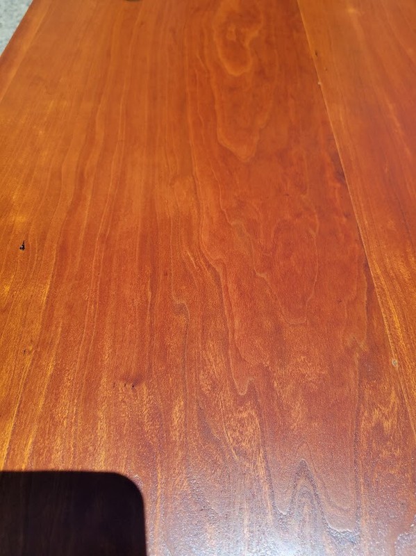 1957 Solid Cherry Willett Transistional mid-century coffee table. Flawless. gallery