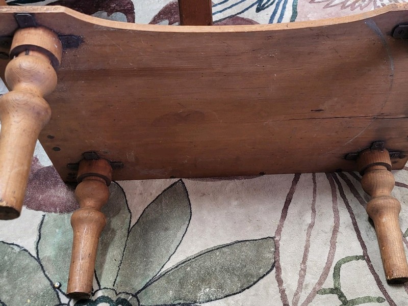 Vintage 1920s Antique Console/Sofa Table, Wood, 4’L x 30″W